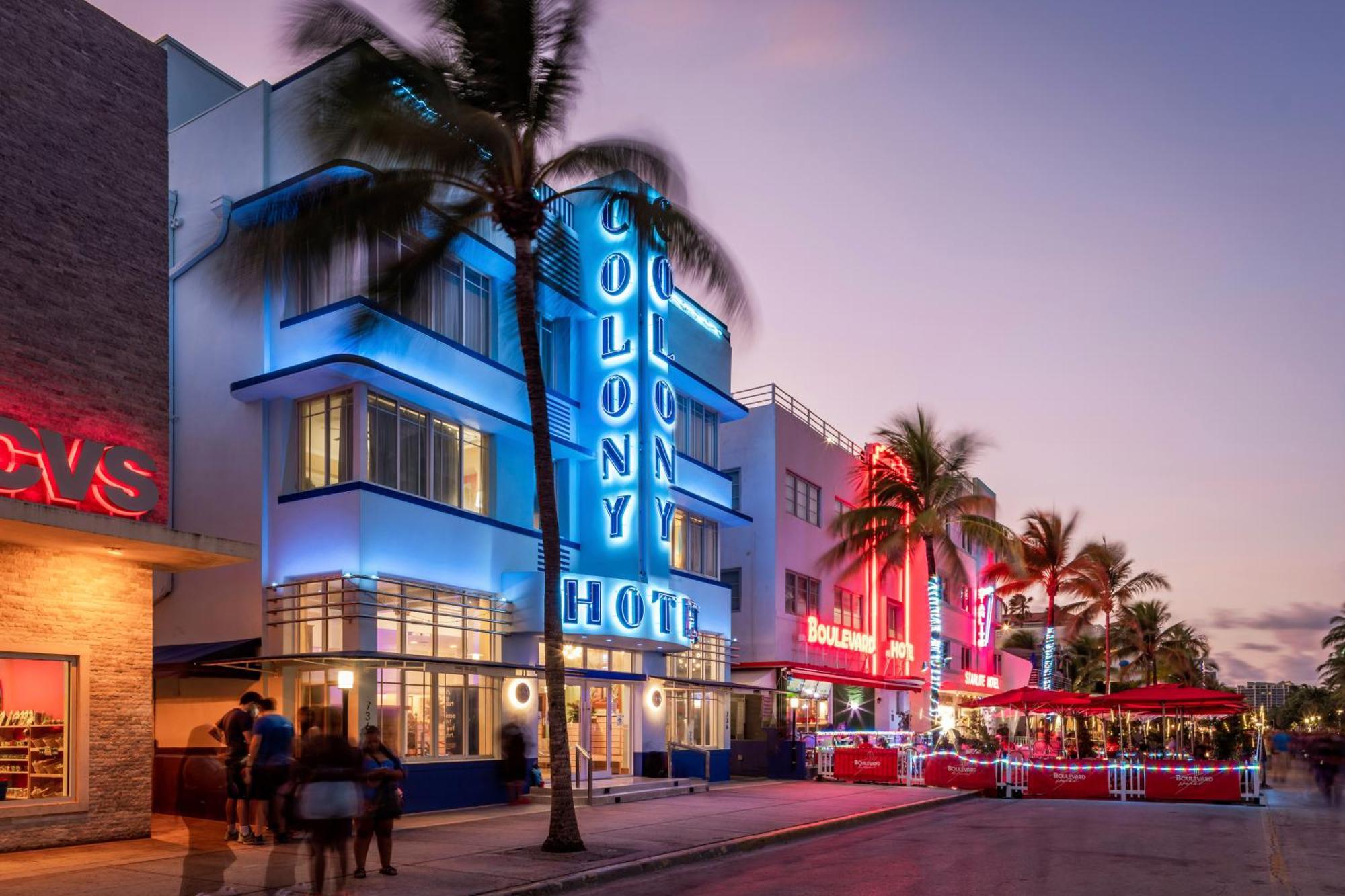 Colony Hotel Miami Beach Exterior foto