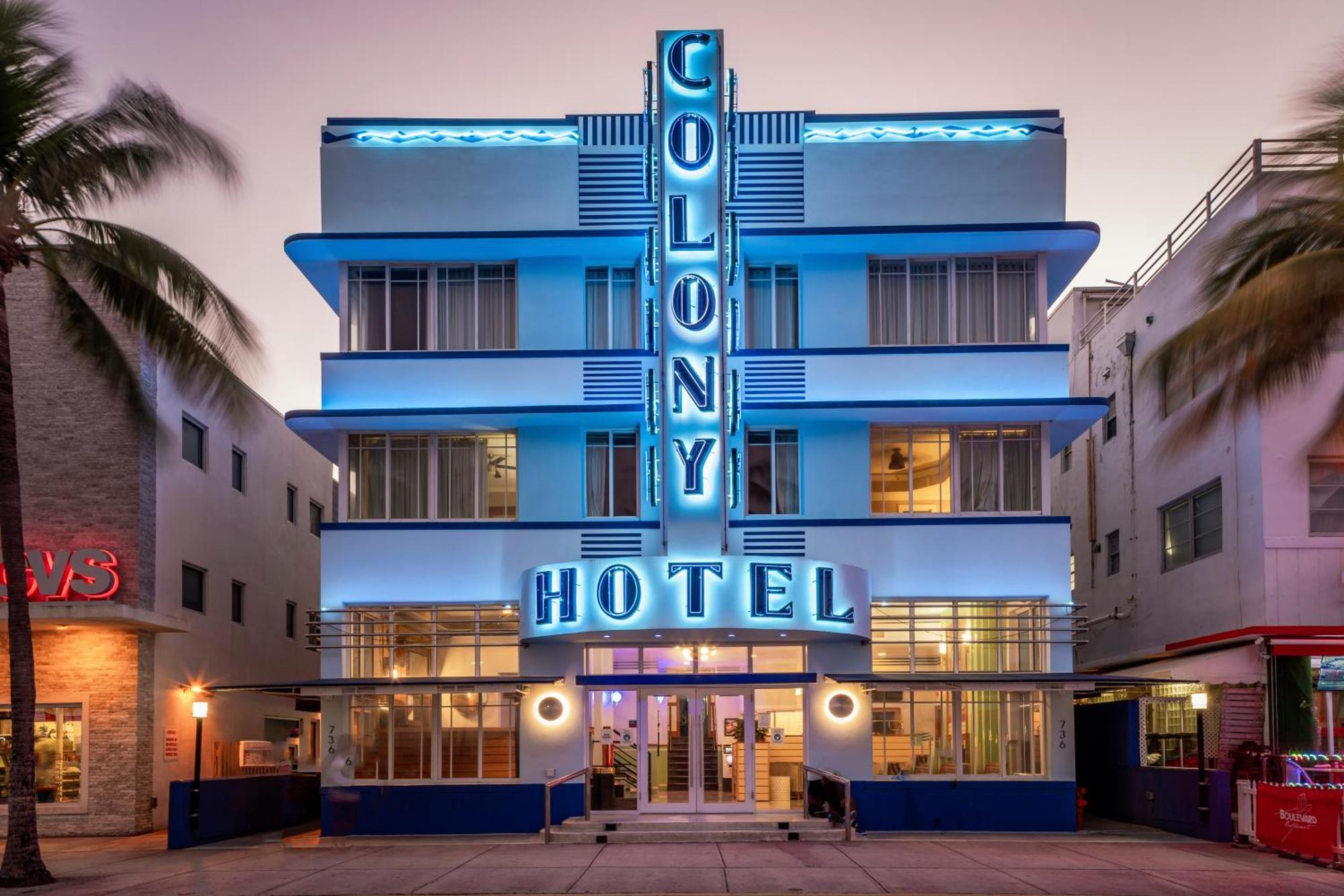 Colony Hotel Miami Beach Exterior foto