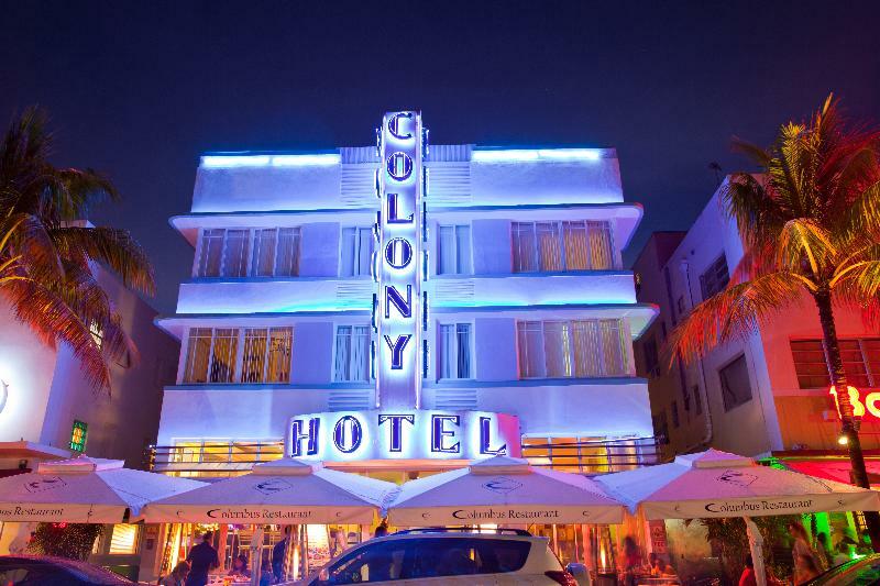 Colony Hotel Miami Beach Exterior foto